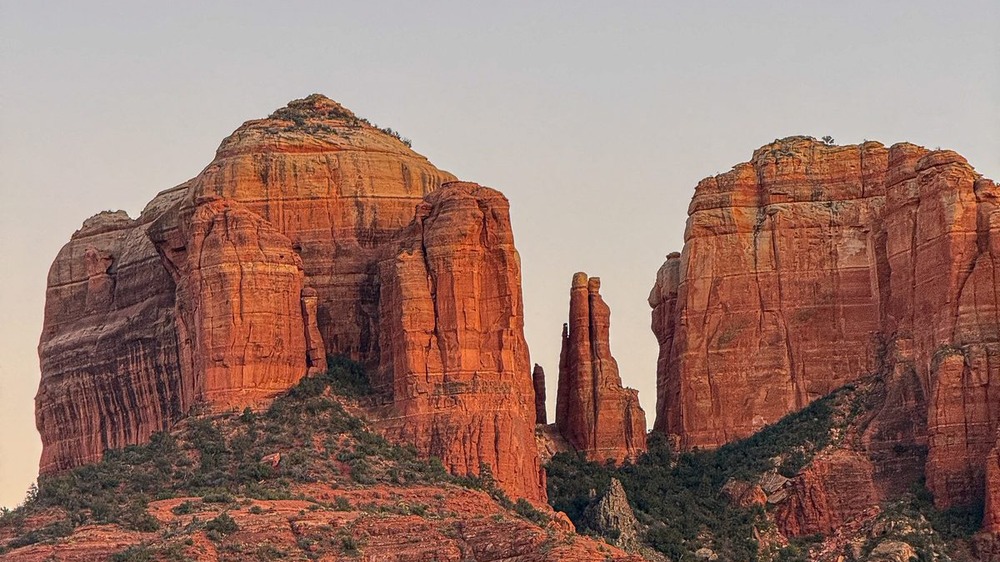 Cathedral Rock at sunset in Sedona