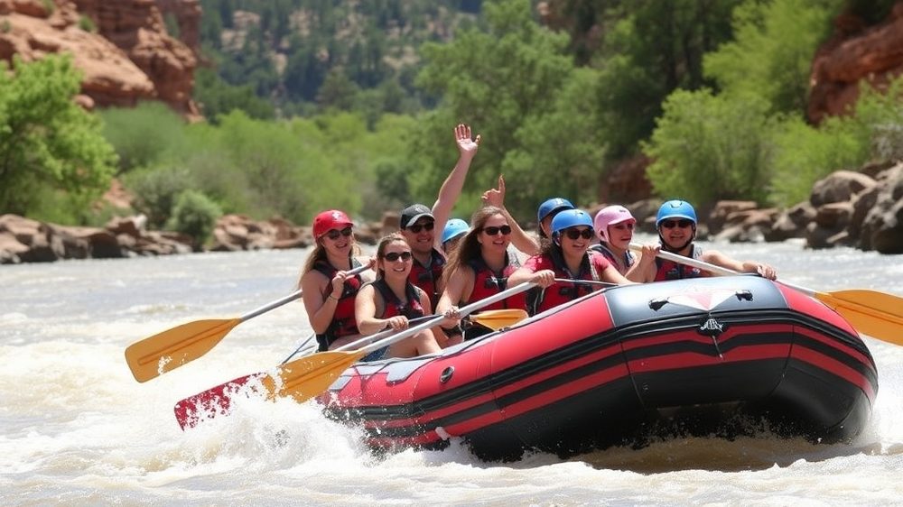 Rafting on Verde River near Sedona Arizona