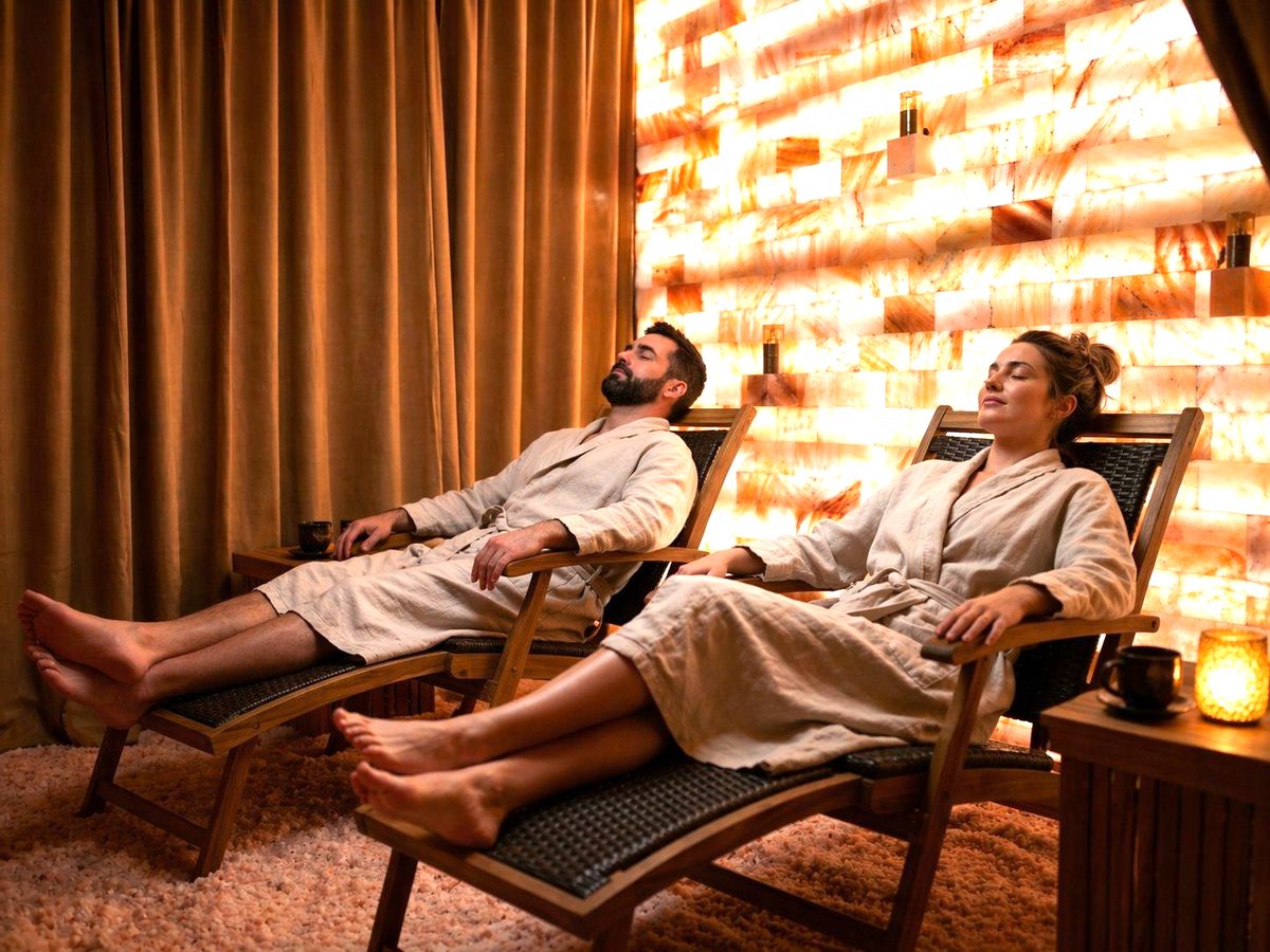 Salt room halotherapy at Arroyo Pinion